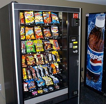 a vending machine in my